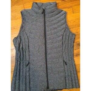 HeatKeep Puffer Vest Womens Size Small Down-Poly Packable Full Zip Pockets EUC